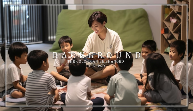 PSD 教室 で 子供 たち に 読ん で くれる 教師