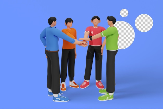 team of business people celebrate success in work collaboration together