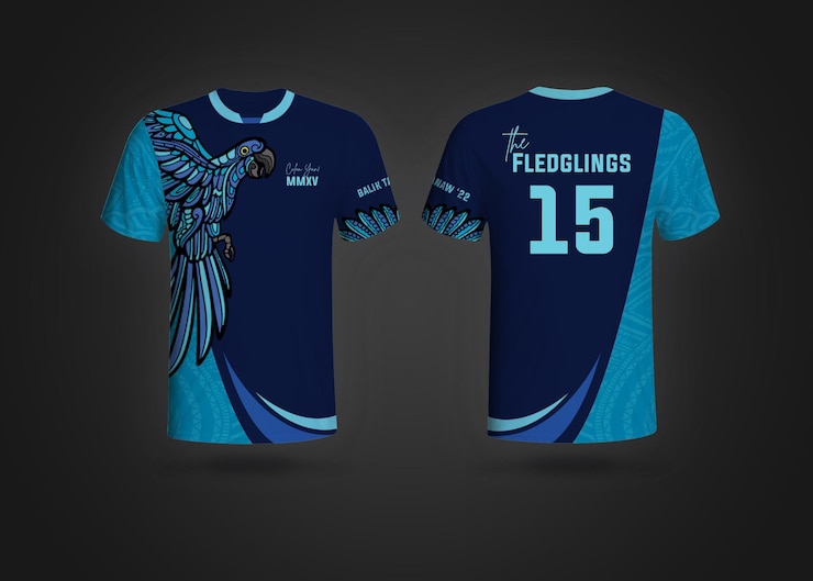 PSD team fledgling shirt design