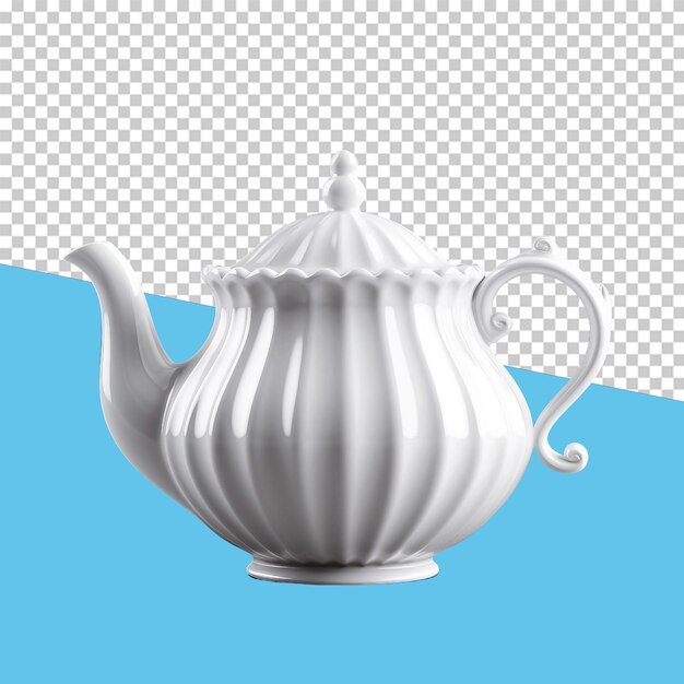 PSD teapot isolated object transparent background