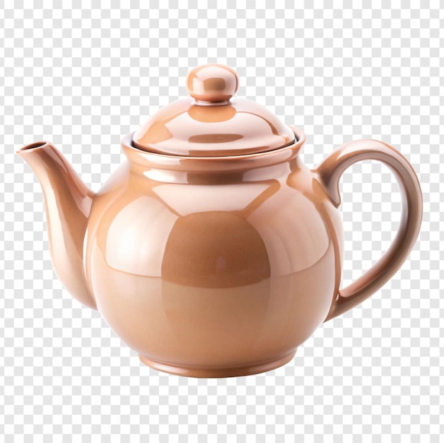 Teapot isolated on transparent background