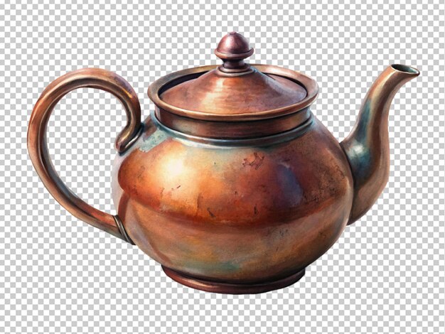 PSD teapot isolated