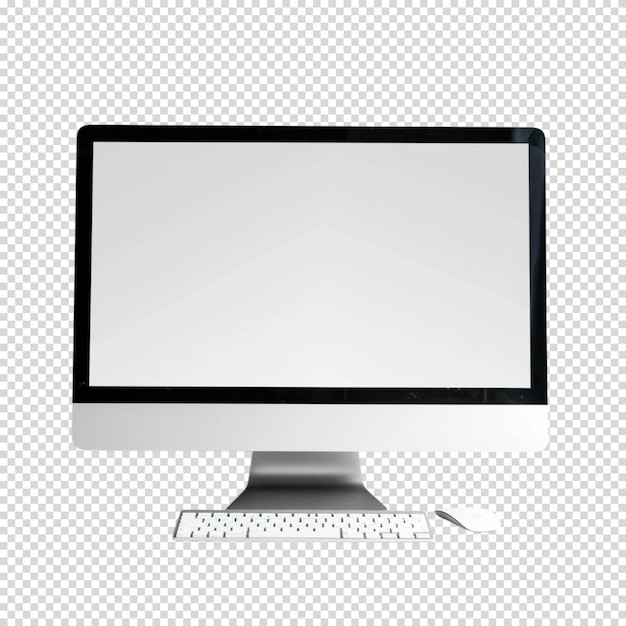 PSD tech devices isolated on transparent background