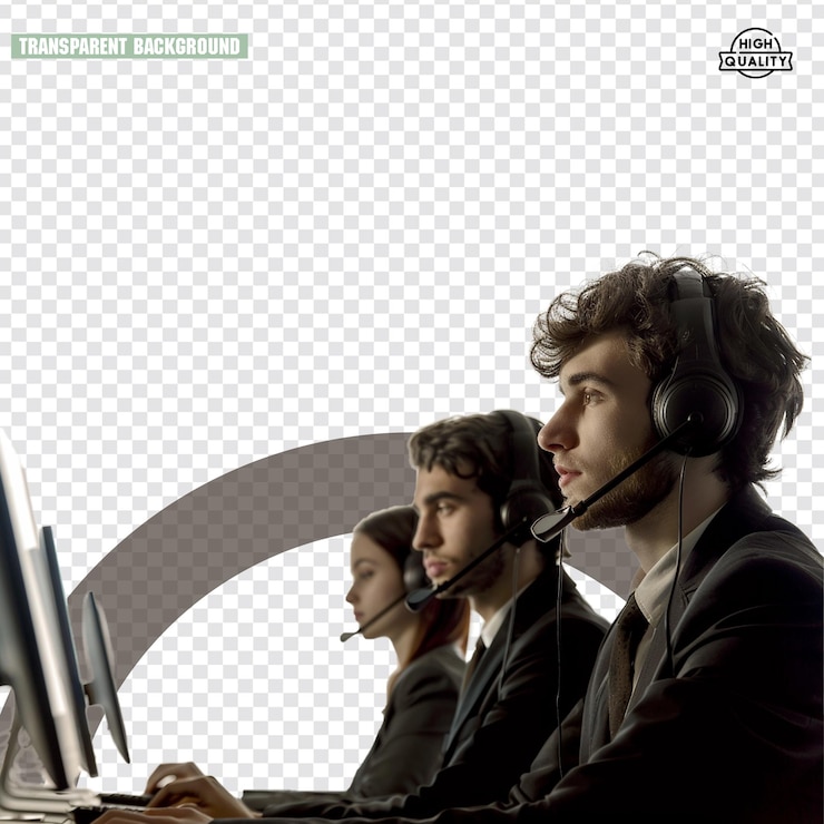 PSD tech support or technical support isolated on transparent background png
