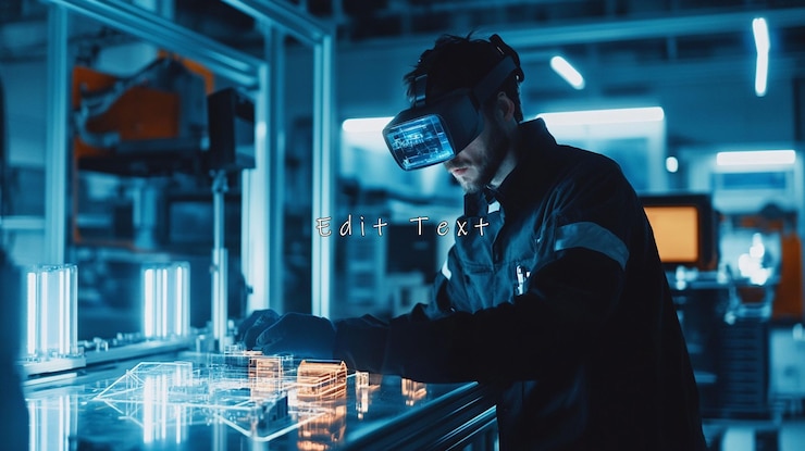 PSD technician uses vr headset for industrial inspection