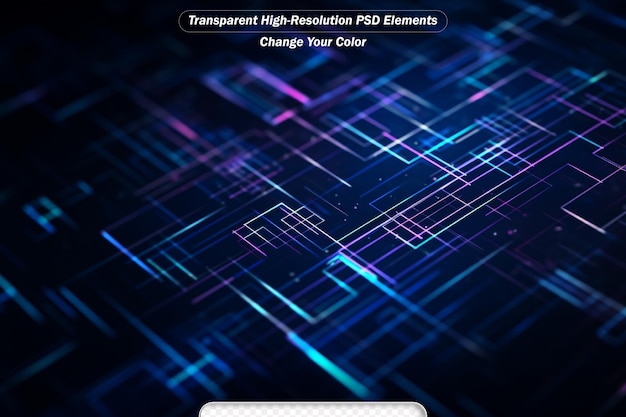 PSD sfondamento tecnologico astratto hud scifi