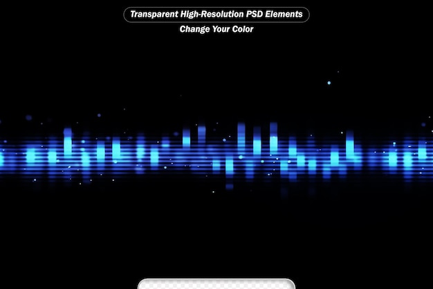 PSD technological abstract sound pulse background