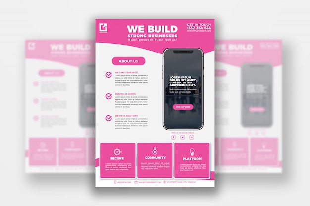 Technologie A4 Flyer Template