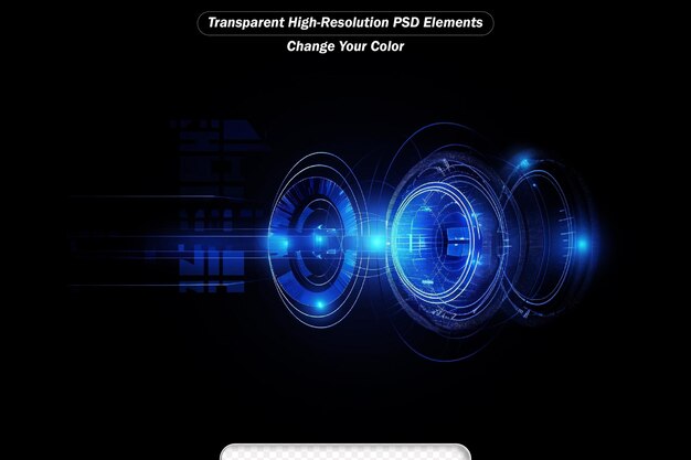 PSD technologische toekomst wereldwijd systeem abstracte achtergrond