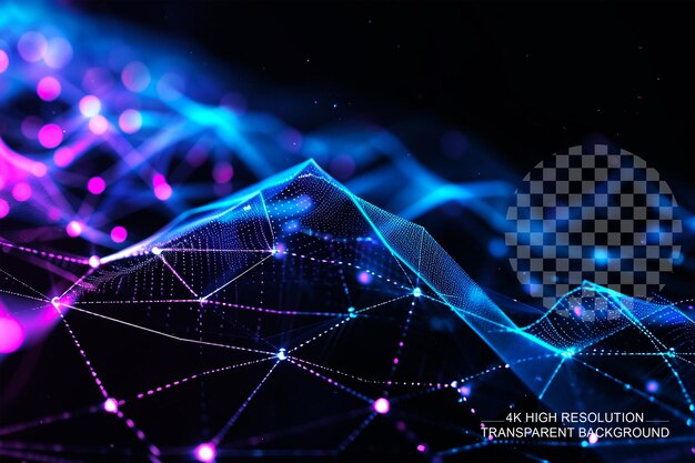 PSD technology background abstract digital combination on transparent background