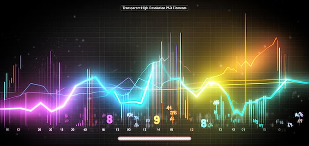 Technology background violet and blue colors dot wave