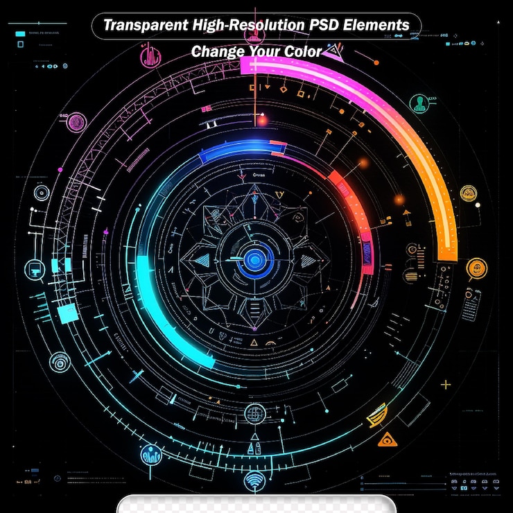 PSD technology digital background purple sci fi futuristic user interface
