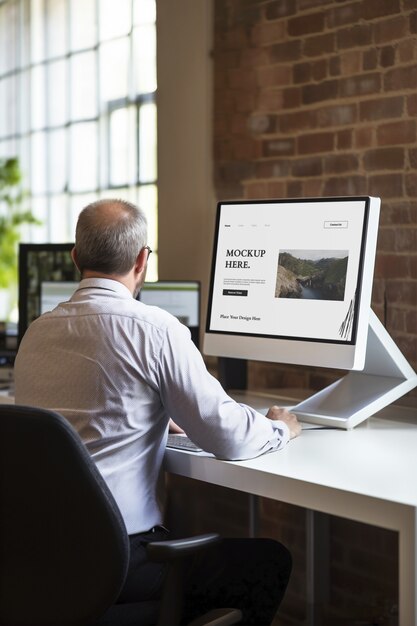 Technology and frame mockup