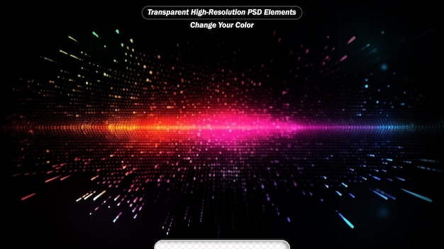 Technology of Numbers series Backdrop composed of digits grids and lights