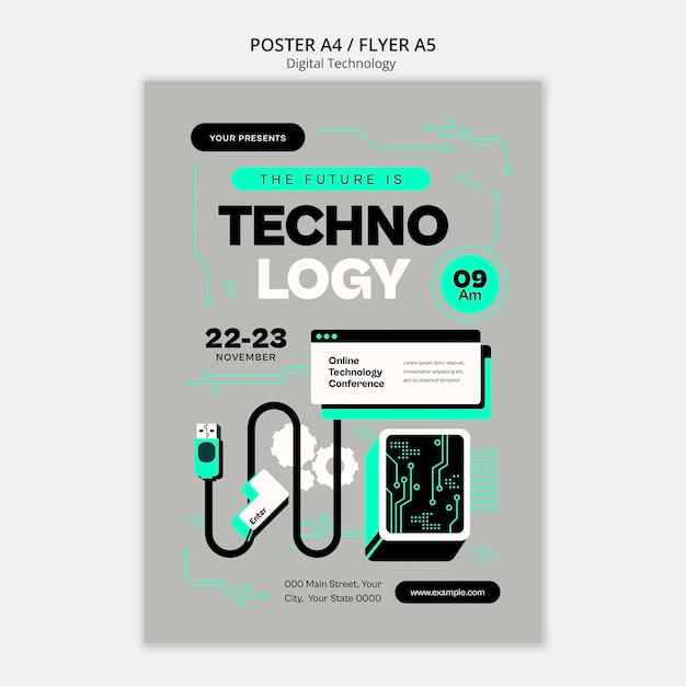 PSD technology template design