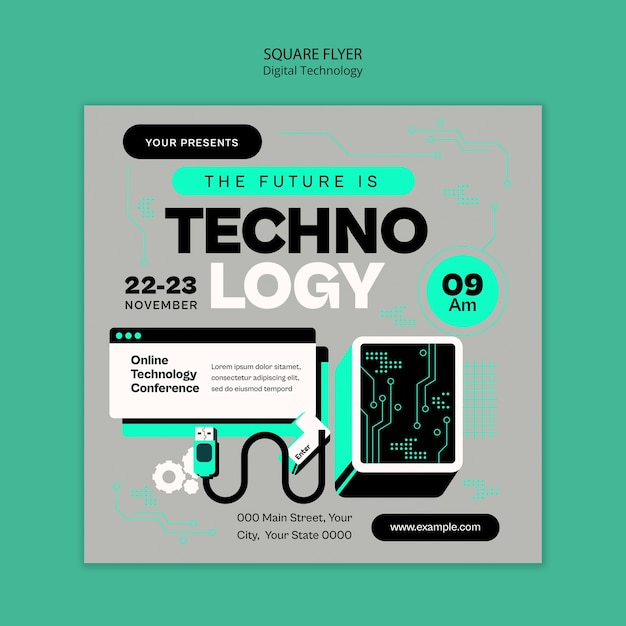 Technology template design