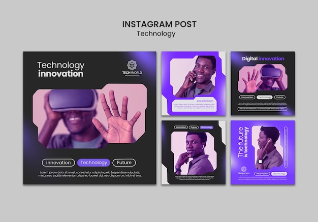 Technology template design