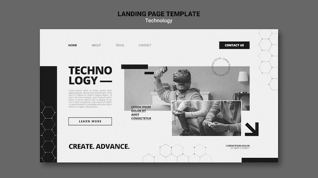 PSD technology in video games landing page