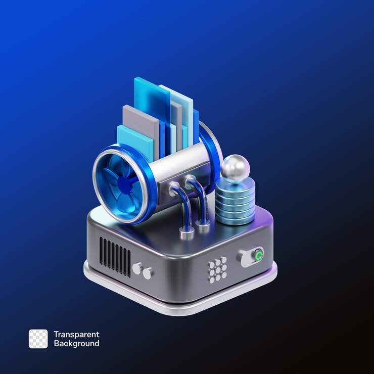 PSD 3d テクノロジー アイコン png テンプレート