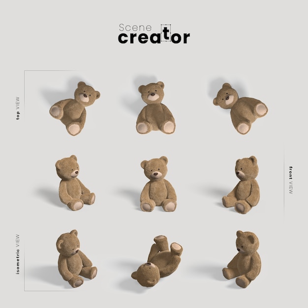 Teddy bear scene creator