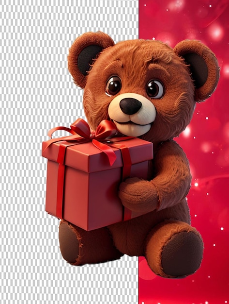 PSD teddybeer met cadeautjes