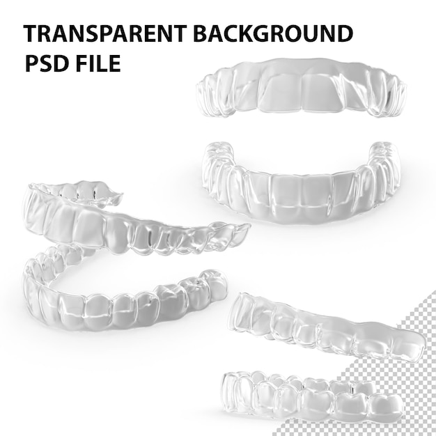 PSD teeth replacement retainer png