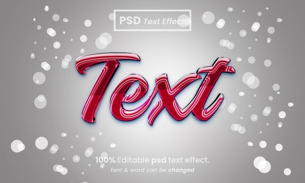 PSD tekst 3d-teksteffect