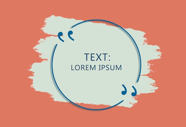 Tekstbanner met penseel Splash Template