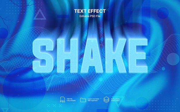 Tekste-effect schudden