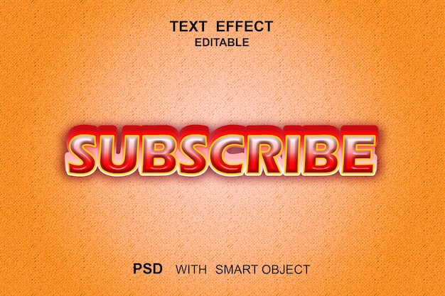 Teksteffect abonneren met slim object