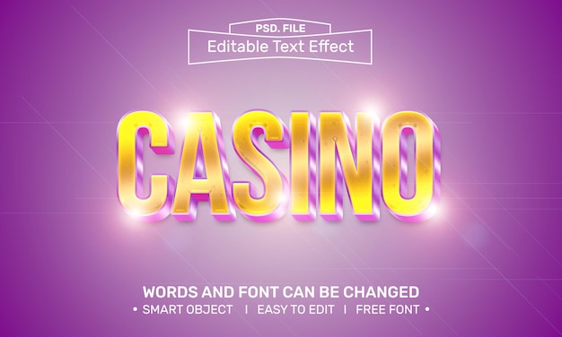 Teksteffect casino