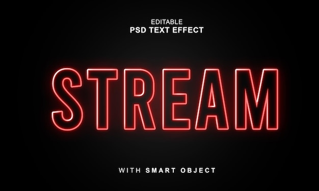 Teksteffect streamen