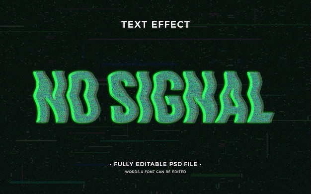 Teksteffect van glitch