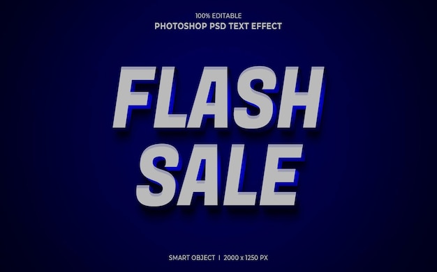 Tekststijleffect voor flash-verkoop