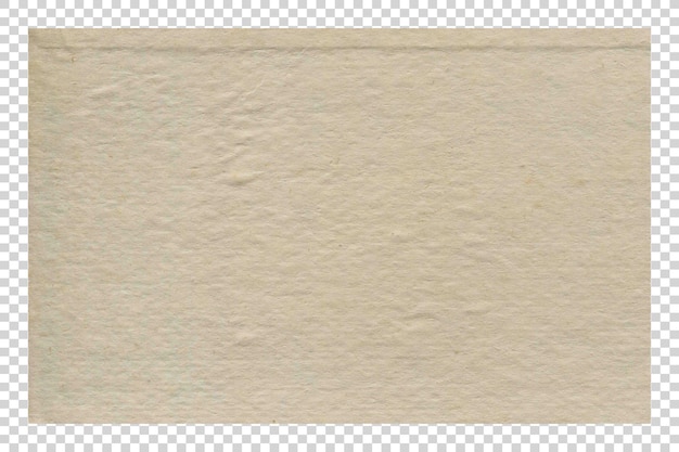 Tekstura papieru brązowego PSD na przezroczystym tle