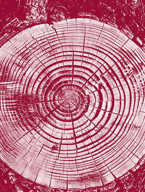PSD tekstura pierścieni kory drzewa z okrągłym koncentrycznym i warstwowym dekoracją tła png creative overlay