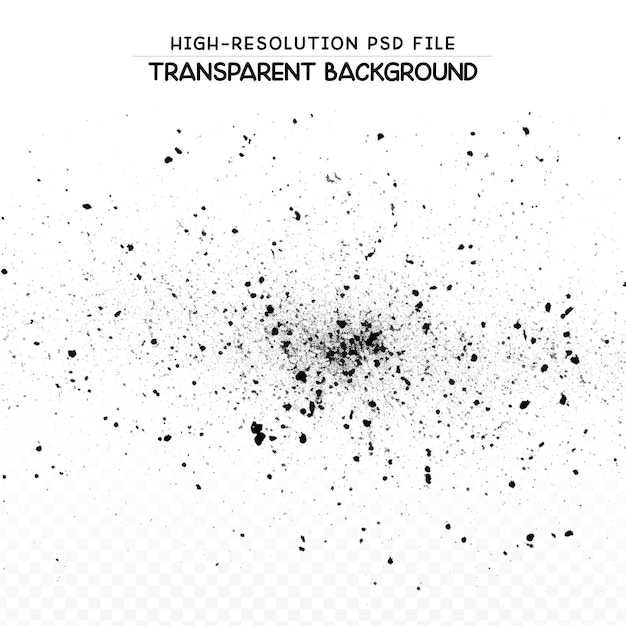 PSD tekstura pyłu przezroczysta