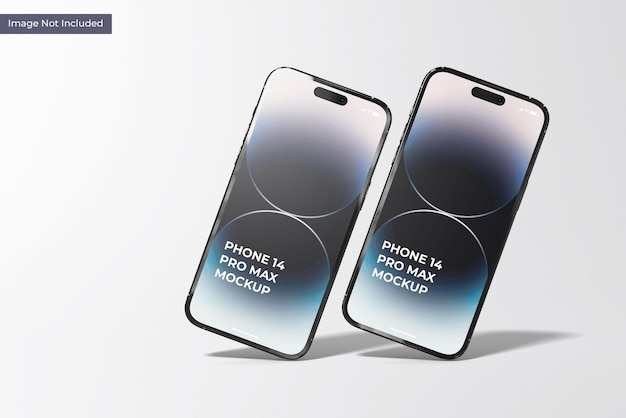 Telefon 14 pro max widok z przodu