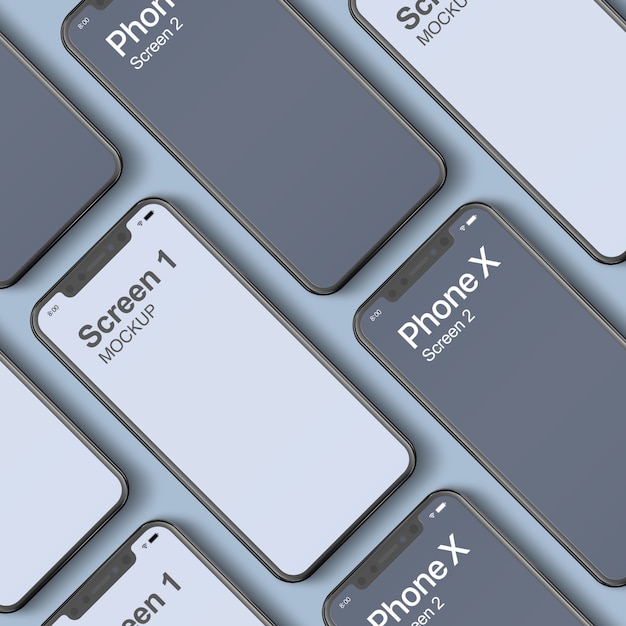Telefon X makieta podwójny ekran