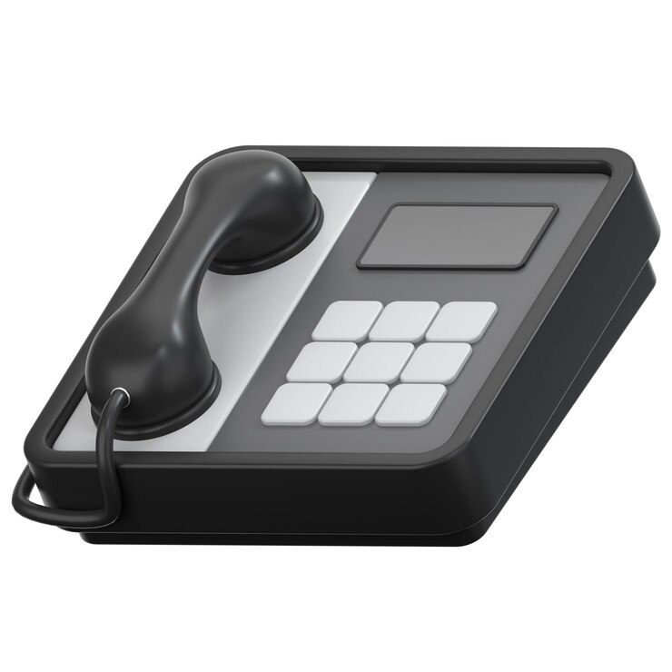 PSD telefoon 3d icon illustratie