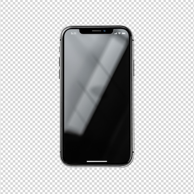 Telefoon mockup geïsoleerd op witte achtergrond