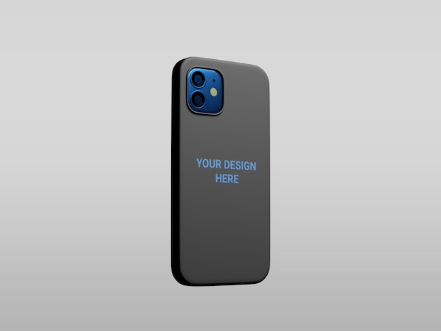 Telefoonhoesje mockup geïsoleerd