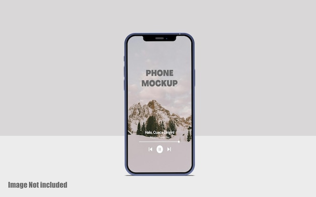 Telefoonscherm mockup premium psd