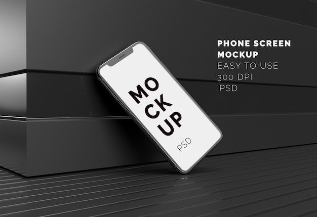 Telefoonscherm mockup