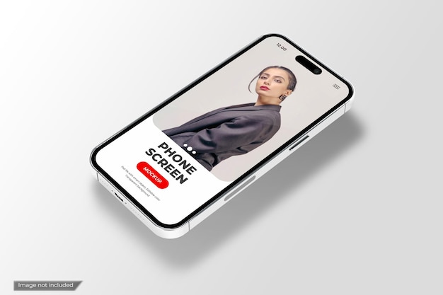 Telefoonscherm mockup