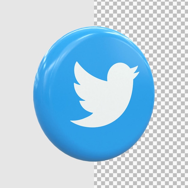 PSD icona di telegram 3d social media icona 3d lucida colorata rendering 3d per la composizione
