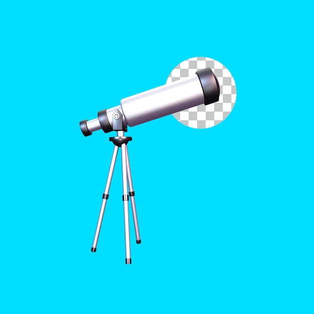 PSD telescope 3d icon