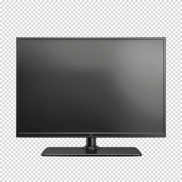 PSD television isolated on transparent background