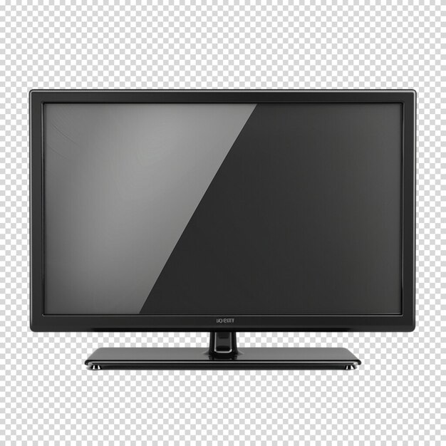 PSD television isolated on transparent background