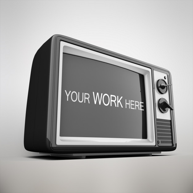 テレビは、デザインのモックアップ